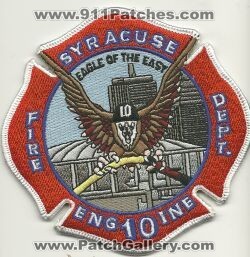 Syracuse Fire Engine 10 (New York)
Thanks to Mark Hetzel Sr. for this scan.
Keywords: department dept.
