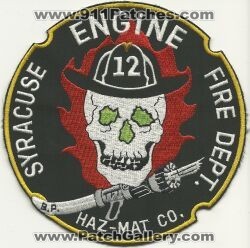 Syracuse Fire Engine 12 Haz-Mat Company (New York)
Thanks to Mark Hetzel Sr. for this scan.
Keywords: hazmat co. dept. department