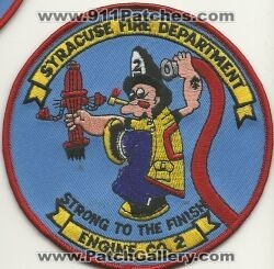 Syracuse Fire Engine 2 (New York)
Thanks to Mark Hetzel Sr. for this scan. 
Keywords: co. company