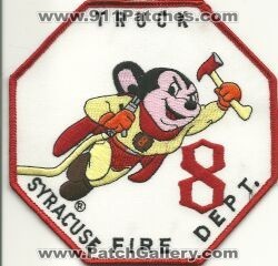 Syracuse Fire Truck 8 (New York)
Thanks to Mark Hetzel Sr. for this scan.
Keywords: dept. department