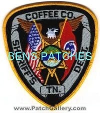 Coffee County Sheriff's Department (Tennessee)
Thanks to BensPatchCollection.com for this scan.
Keywords: sheriffs dept