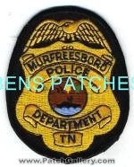 Murfreesboro Police Department (Tennessee)
Thanks to BensPatchCollection.com for this scan.
