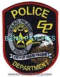 Grand Prairie Police Department (Texas)
Thanks to BensPatchCollection.com for this scan.
Keywords: city of