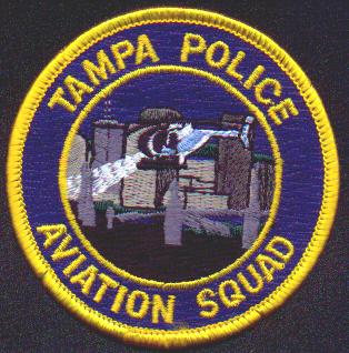 Tampa Police Aviation Squad
Thanks to EmblemAndPatchSales.com for this scan.
Keywords: florida helicopter