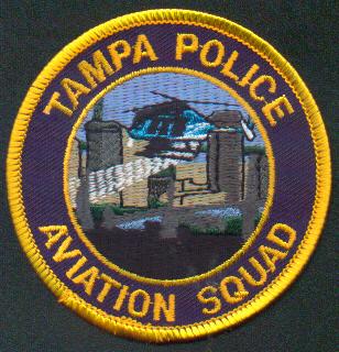 Tampa Police Aviation Squad
Thanks to EmblemAndPatchSales.com for this scan.
Keywords: florida helicopter