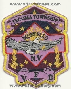 Tecoma Township Volunteer Fire Department (Nevada)
Thanks to Mark Hetzel Sr. for this scan.
Keywords: twp. vfd dept. montello nv