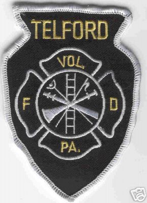 Telford Vol FD
Thanks to Brent Kimberland for this scan.
Keywords: pennsylvania volunteer fire department