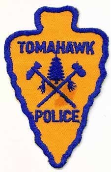 Tomahawk Police (Wisconsin)
Thanks to apdsgt for this scan.
