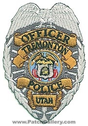 Tremonton Police Department Officer (Utah)
Thanks to Alans-Stuff.com for this scan.
Keywords: dept.