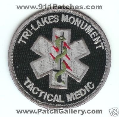 Tri-Lakes Monument Fire Tactical Medic (Colorado)
Thanks to Jack Bol for this scan.
Keywords: ems