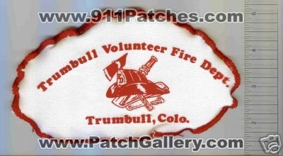 Trumbull Volunteer Fire Dept (Colorado)
Thanks to Mark C Barilovich for this scan.
Keywords: department