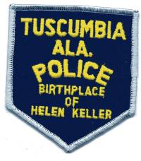 Tuscumbia Police (Alabama)
Thanks to BensPatchCollection.com for this scan.
