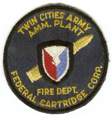 Twin Cities Army Ammunition Plant Fire Dept
Thanks to PaulsFirePatches.com for this scan.
Keywords: minnesota department federal cartridge corporation
