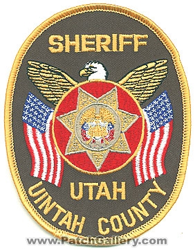 Uintah County Sheriff's Department (Utah)
Thanks to Alans-Stuff.com for this scan.
Keywords: sheriffs dept.