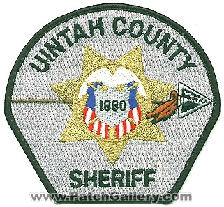 Uintah County Sheriff's Department (Utah)
Thanks to Alans-Stuff.com for this scan.
Keywords: sheriffs dept.