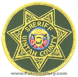 Uintah County Sheriff's Department (Utah)
Thanks to Alans-Stuff.com for this scan.
Keywords: sheriffs dept.
