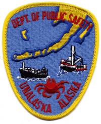 Unalaska Dept of Public Safety (Alaska)
Thanks to BensPatchCollection.com for this scan.
Keywords: department police fire dps
