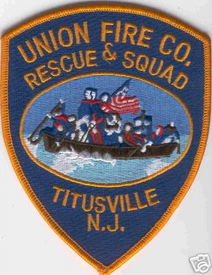 Union Fire Co Rescue & Squad
Thanks to Brent Kimberland for this scan.
Keywords: new jersey company titusville