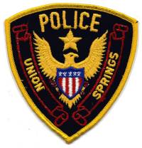 Union Springs Police (Alabama)
Thanks to BensPatchCollection.com for this scan.
