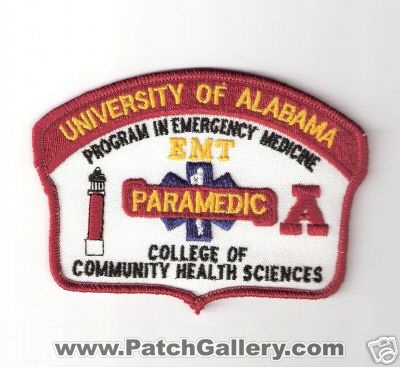 University of Alabama EMT Paramedic
Thanks to Bob Brooks for this scan.
Keywords: alabama ems college of community health sciences program in emergency medicine