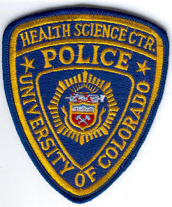 University of Colorado Health Science Ctr Police
Thanks to Enforcer31.com for this scan.
Keywords: colorado center