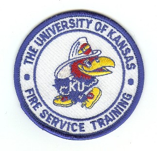 University of Kansas Fire Service Training
Thanks to PaulsFirePatches.com for this scan.
Keywords: kansas the