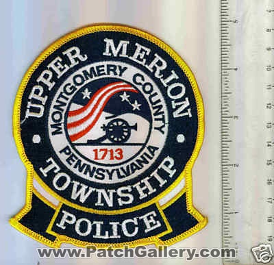Upper Merion Township Police (Pennsylvania)
Thanks to Mark C Barilovich for this scan.
County: Montgomery
