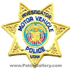 Utah Motor Vehicle Police Department Investigator (Utah)
Thanks to Alans-Stuff.com for this scan.
Keywords: dept.