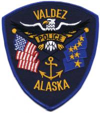 Valdez Police (Alaska)
Thanks to BensPatchCollection.com for this scan.
