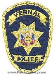 Vernal City Police Department (Utah)
Thanks to Alans-Stuff.com for this scan.
Keywords: dept.