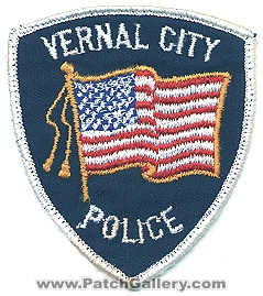 Vernal City Police Department (Utah)
Thanks to Alans-Stuff.com for this scan.
Keywords: dept.