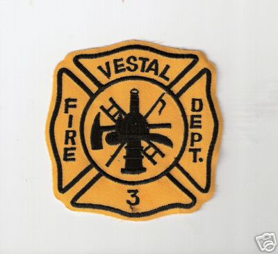 Vestal Fire Dept (New York)
Thanks to Bob Brooks for this scan.
Keywords: department 3