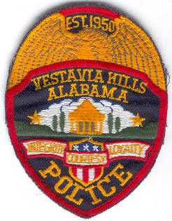 Vestavia Hills Police
Thanks to Enforcer31.com for this scan.
Keywords: alabama