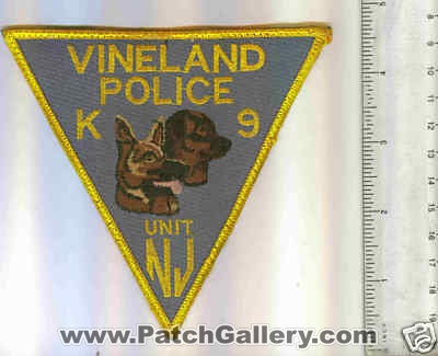 Vineland Police K-9 Unit (New Jersey)
Thanks to Mark C Barilovich for this scan.
Keywords: k9