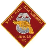 WPPA Police Pistol Tournament Fond Du Lac (Wisconsin)
Thanks to BensPatchCollection.com for this scan.
Keywords: w.p.p.a.