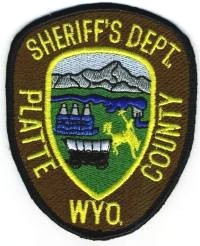 Platte County Sheriff's Dept (Wyoming)
Thanks to BensPatchCollection.com for this scan.
Keywords: sheriffs department