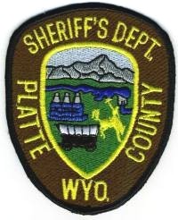 Platte County Sheriff's Dept (Wyoming)
Thanks to BensPatchCollection.com for this scan.
Keywords: sheriffs department