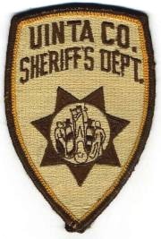 Uinta County Sheriff's Dept (Wyoming)
Thanks to BensPatchCollection.com for this scan.
Keywords: sheriffs department
