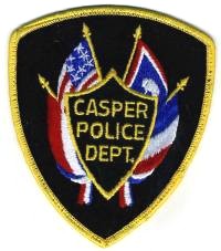 Casper Police Dept (Wyoming)
Thanks to BensPatchCollection.com for this scan.
Keywords: department