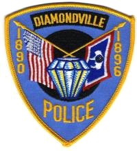 Diamondville Police (Wyoming)
Thanks to BensPatchCollection.com for this scan.
