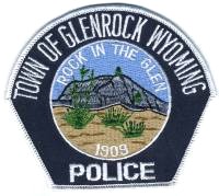 Glenrock Police (Wyoming)
Thanks to BensPatchCollection.com for this scan.
Keywords: town of