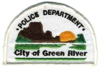 Green River Police Department (Wyoming)
Thanks to BensPatchCollection.com for this scan.
Keywords: city of
