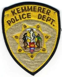 Kemmerer Police Dept (Wyoming)
Thanks to BensPatchCollection.com for this scan.
Keywords: department