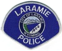 Laramie Police (Wyoming)
Thanks to BensPatchCollection.com for this scan.
Keywords: city of