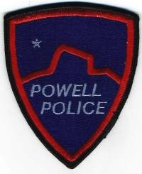 Powell Police (Wyoming)
Thanks to BensPatchCollection.com for this scan.
