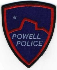 Powell Police (Wyoming)
Thanks to BensPatchCollection.com for this scan.
