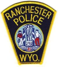 Ranchester Police (Wyoming)
Thanks to BensPatchCollection.com for this scan.
