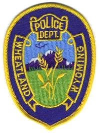 Wheatland Police Dept (Wyoming)
Thanks to BensPatchCollection.com for this scan.
Keywords: department