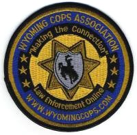 Wyoming Cops Association
Thanks to BensPatchCollection.com for this scan.
Keywords: police