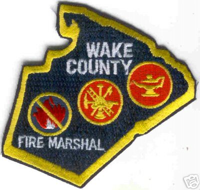 Wake County Fire Marshal
Thanks to Brent Kimberland for this scan.
Keywords: north carolina
